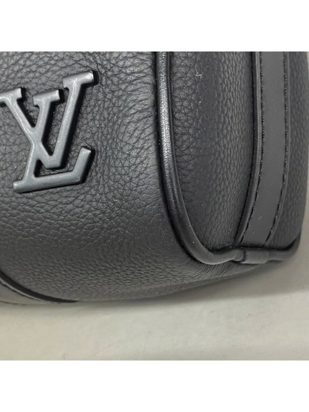 Louis Vuitton Handbag LV Aerogram Keepall XS Noir 2-Way
